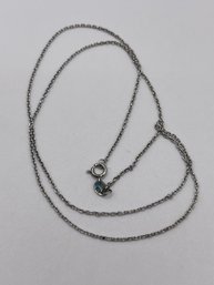 Sterling Petite Chain  1.34g   18'long