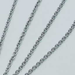 Fossil Sterling Silver Cable Chain Necklace 4.05 G