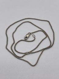 Sterling Beaded Chain 2.04g