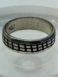 Mexico, Sterling Silver Band Size 15, 10.22 G