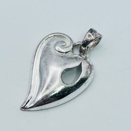 OG Sterling, Silver Heart Pendant 2.22 G