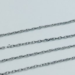 NC Sterling Silver Rope Chain .95 G