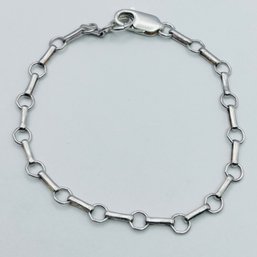 Sterling Silver Linked Bracelet 3.82 G