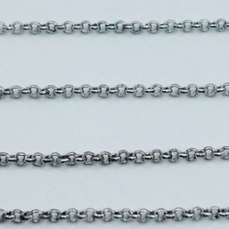 Sterling Silver Rolo Chain Necklace 2.22 G