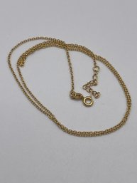 20.5' Sterling Gold Toned Chain 1.61g