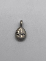 Small Sterling 'DREAM' Charm 1.48g