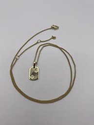 18' Petite Sterling Chain With Small Star Pendant 2.67g
