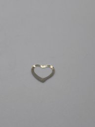 Heart Shaped Sterling Pendant .14g