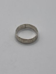 Sterling Hammered Texture Ring 4.36g  Size 10