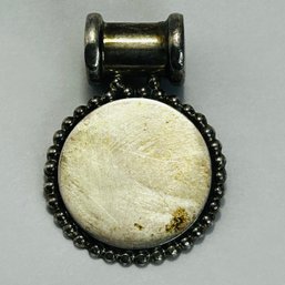 Sterling Silver Medallion Pendant 15.37 G