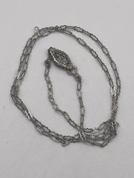 Sterling Link Chain  1.43g   16'long