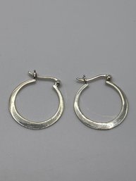 Sterling Hoop Earrings  2.18g
