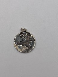 Sterling Earth Charm  2.75g