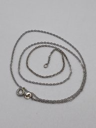 Sterling Petite Chain  1.00g    18'
