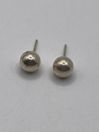 Sterling Ball Stud Earrings 1.35g