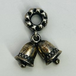 Sterling Silver Double Bells Pendant 3.95 G