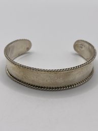 Sterling Wide Cuff Bracelet  16.28g