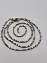 Italy - Sterling Snake Chain   9.24g     24'