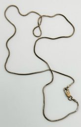 ITALY Sterling Square Chain Necklace 3.66g