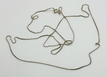 ITALY Sterling Box Chain 3.82g