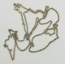 ITALY Sterling Twisted Rope Chain 2.04g
