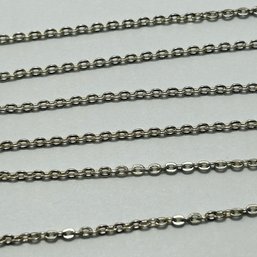 Sterling Silver Cable Chain Necklace 2.2 G