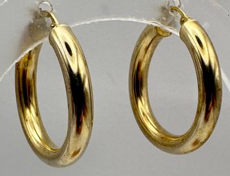 FAS Gold Over Sterling Silver Earrings 5.6 G