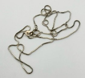 ITALY Sterling Box Chain 2.07g