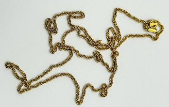 ITALY Gold Toned Sterling Chain 3.65g