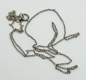 Sterling Chain Necklace .87g