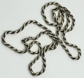 Large Sterling Rope Chain 12.19g