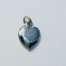 Sterling Silver Tiny Heart Pendant .5 G