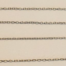 JCM Thailand, Sterling, Silver Vibrant Cable Chain .97 G