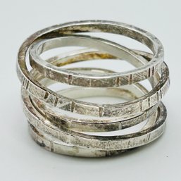 Sterling Silver Stack Ring Size 8.5, 8.85 G