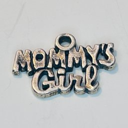 SJC Sterling Silver Pendant Mommys Girl 2.09g