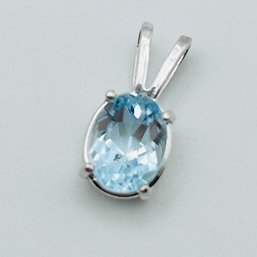 Sterling Silver TOPAZ Pendant .98g