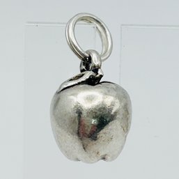 Sterling Silver Solid Apple Pendant 6.03 G