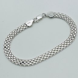 OTC Italy, Charlene Silver Woven Bracelet 5.85 G