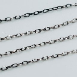 ESI Italy, Sterling Silver Cable Chain Necklace .9 G