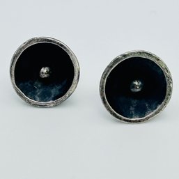 Sterling Silver Dome Studs With Ball Detail 3.19 G