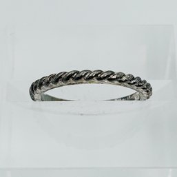 Sterling Silver Twisted Band Size 5.5, 1.57 G