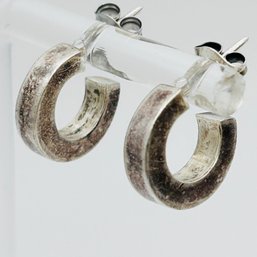 Sterling Silver Chunky Open Hoops 3 G