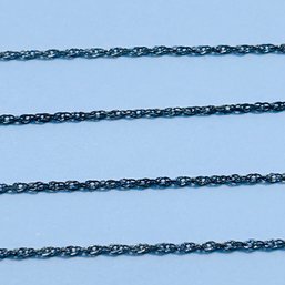 Sterling Silver Delicate Rope Chain .9 G