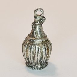 Sterling Silver Pendant Canister Bottle 8.23 G