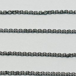 FAS Sterling Silver Cable Chain Necklace 1.79 G