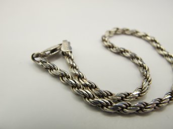 Sterling Rope Bracelet 5.00g