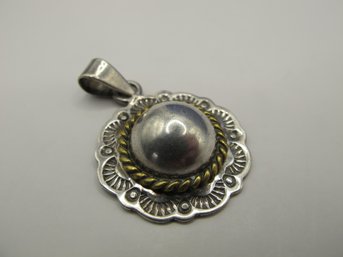 TAXCO Two-toned Sterling Pendant 10.27g