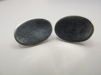 MEXICO Sterling Oval Stud Earrings 5.83g