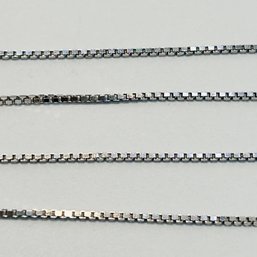 OTC Italy Sterling Silver Box Chain Necklace, 1.74G