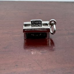 Sterling Upright Piano Charm - 2.19 Grams